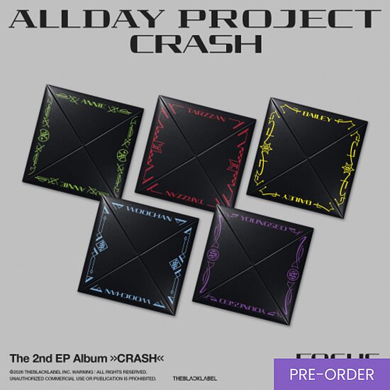{PRE-ORDER} ALLDAY PROJECT - The 2nd EP Album [CRASH] (Focus Ver.)